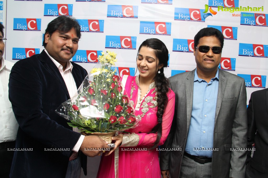 Charmme inaugurates Big C at Ameerpet, Hyderabad