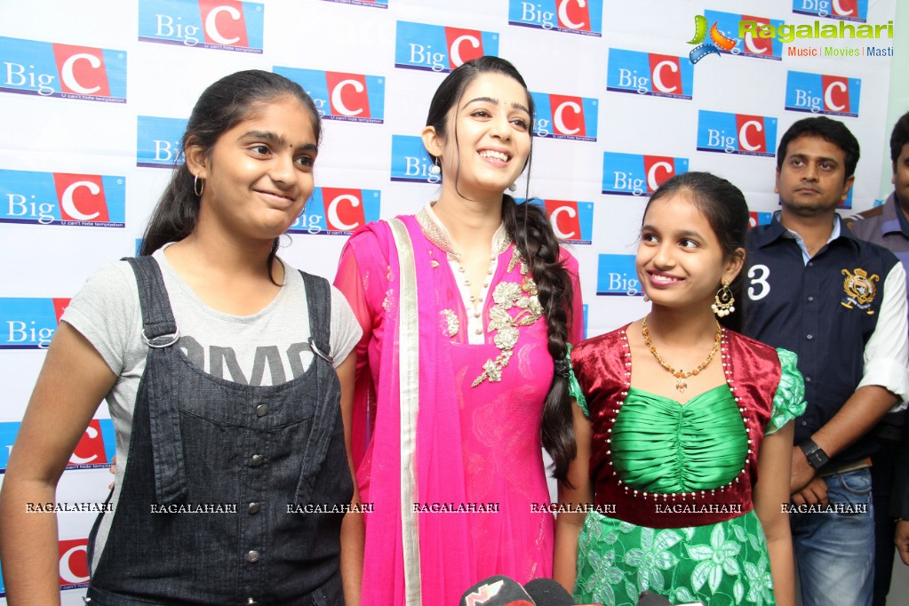 Charmme inaugurates Big C at Ameerpet, Hyderabad