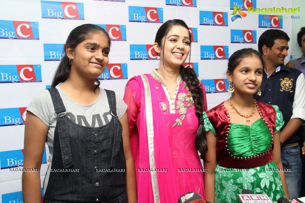 Charmme inaugurates Big C at Ameerpet, Hyderabad