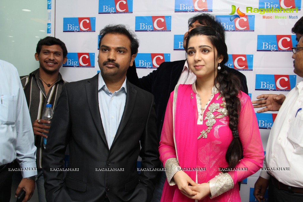 Charmme inaugurates Big C at Ameerpet, Hyderabad