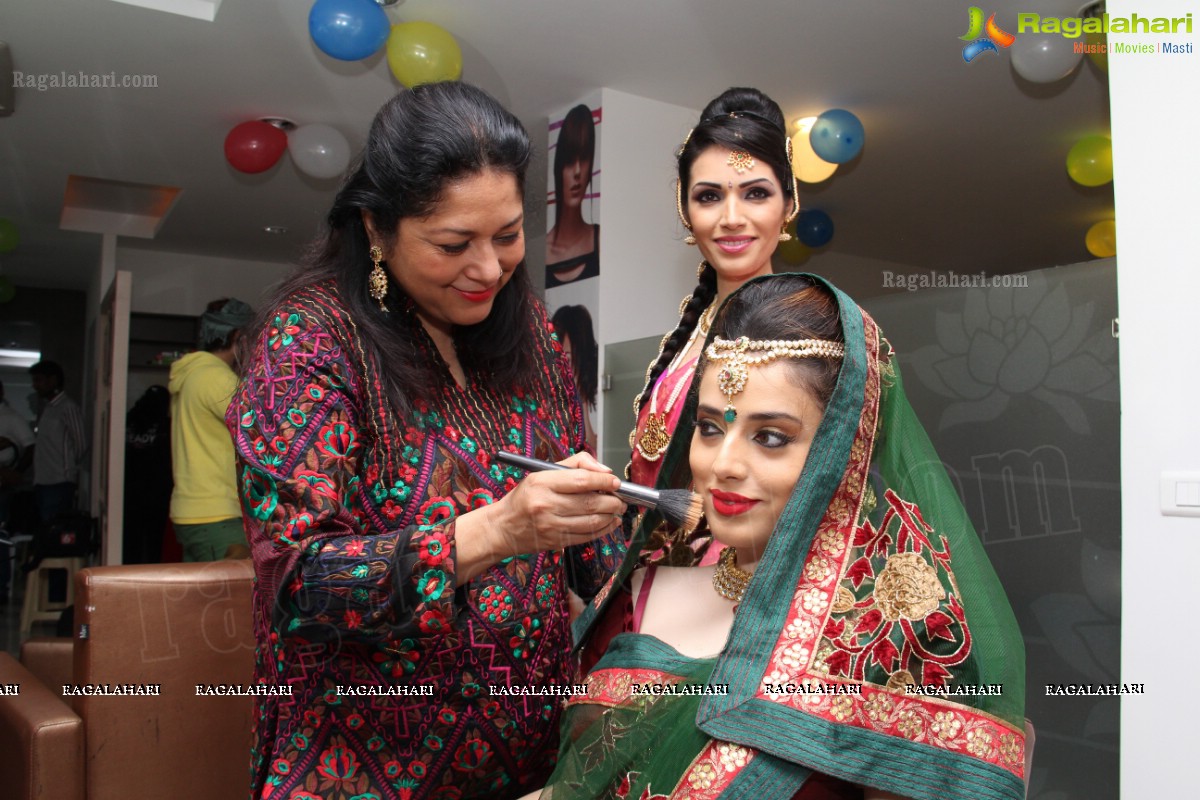 Bridal Make-up to the women of Hyderabad at Lakme, Kondapur