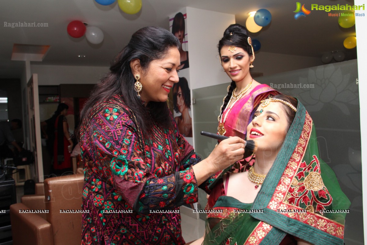 Bridal Make-up to the women of Hyderabad at Lakme, Kondapur