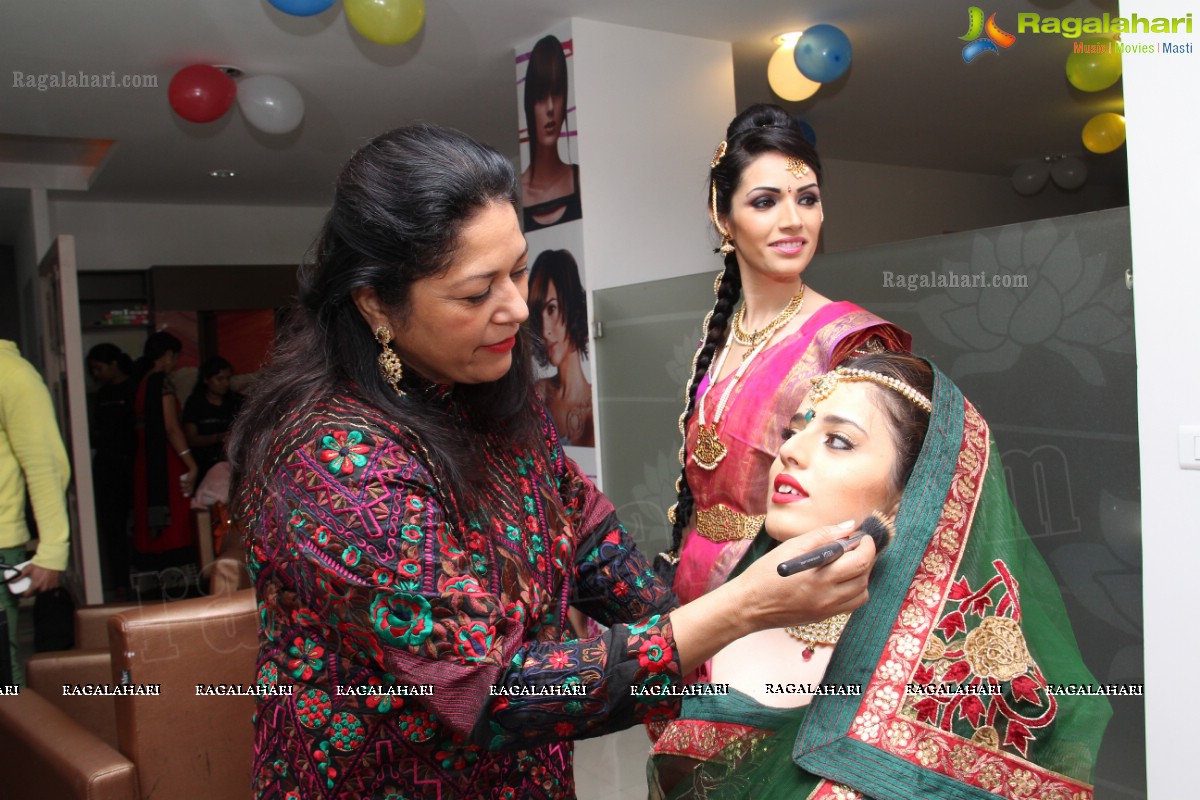 Bridal Make-up to the women of Hyderabad at Lakme, Kondapur