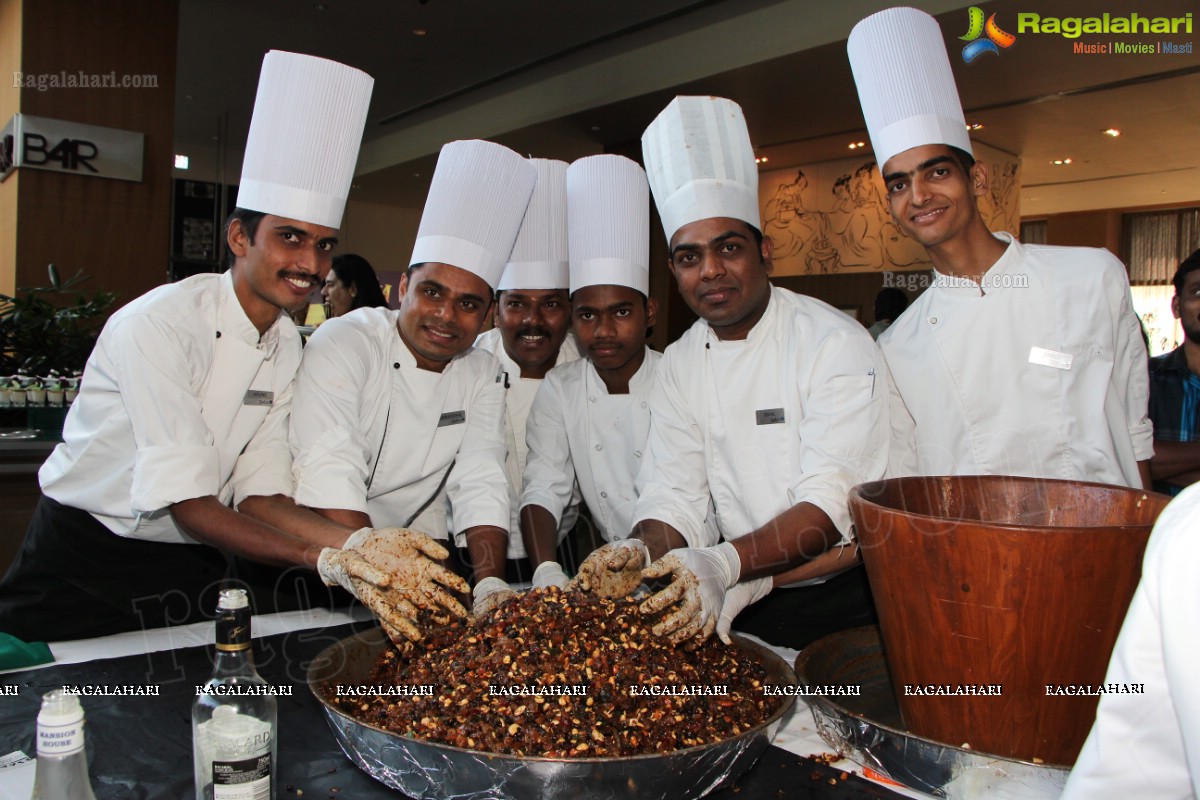 Traditional Cake Mixing Ceremony 2013 at Radisson Blu Plaza, Hyderabad