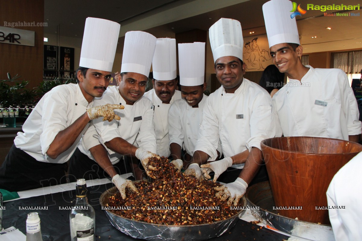 Traditional Cake Mixing Ceremony 2013 at Radisson Blu Plaza, Hyderabad