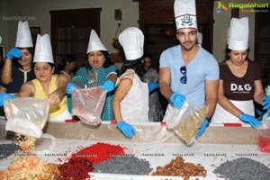 Christmas Cake Mixing Photos