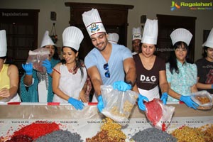 Christmas Cake Mixing Photos