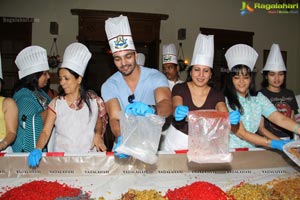 Christmas Cake Mixing Photos