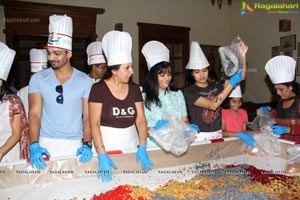 Christmas Cake Mixing Photos