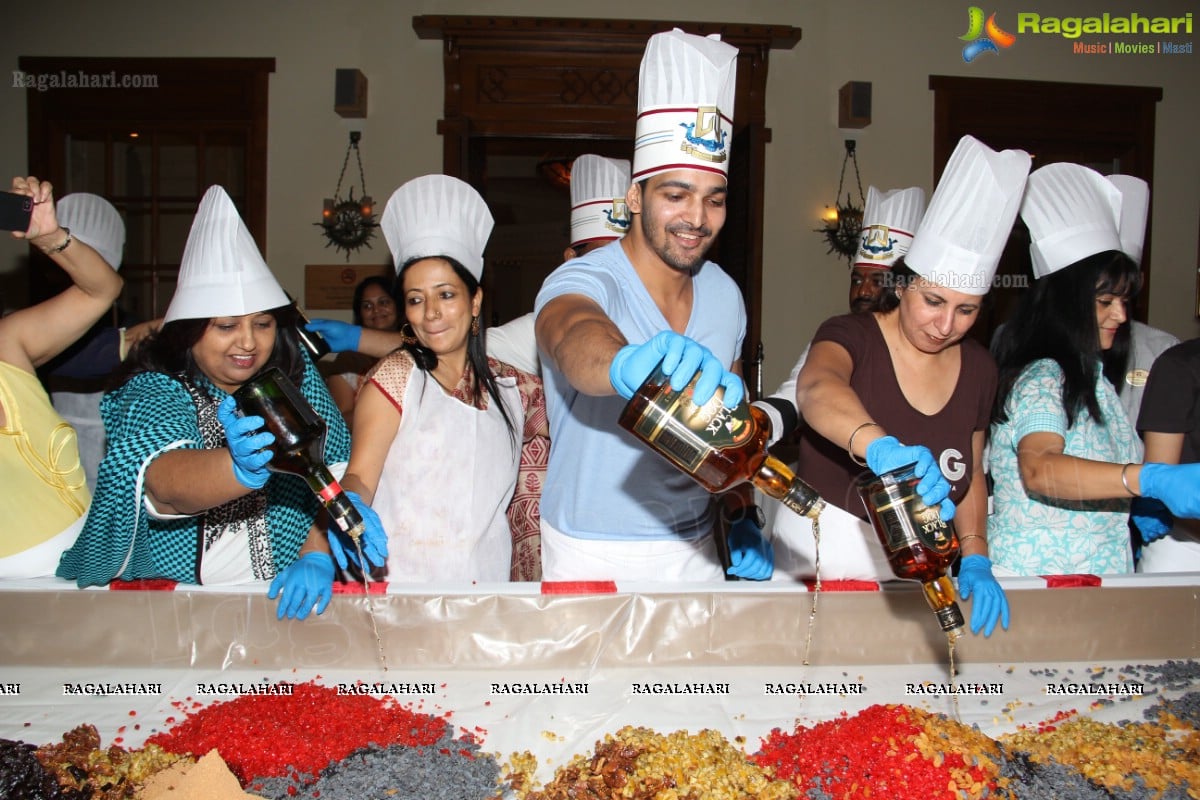 Christmas Cake Mixing Ceremony 2013 at Marco Polo Bar - ITC Kakatiya, Hyderabad