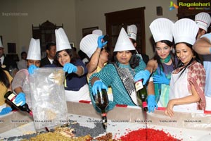 Christmas Cake Mixing Photos