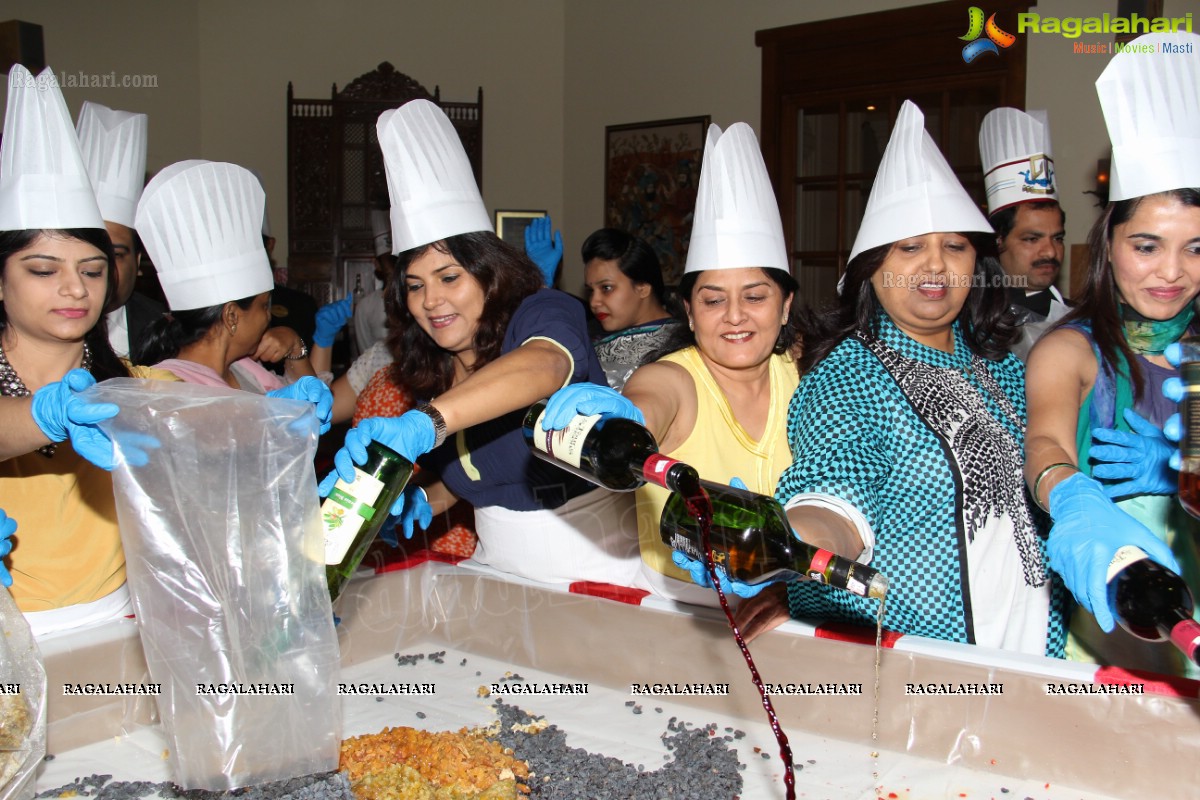 Christmas Cake Mixing Ceremony 2013 at Marco Polo Bar - ITC Kakatiya, Hyderabad