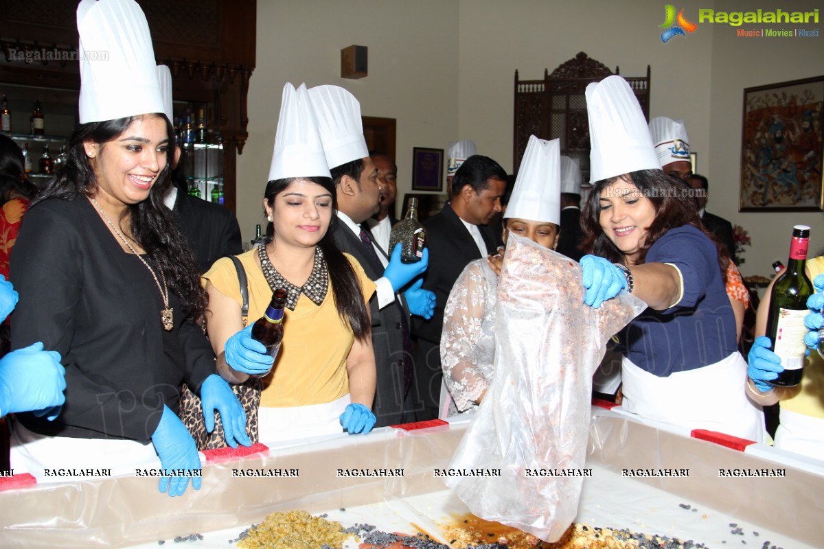 Christmas Cake Mixing Ceremony 2013 at Marco Polo Bar - ITC Kakatiya, Hyderabad