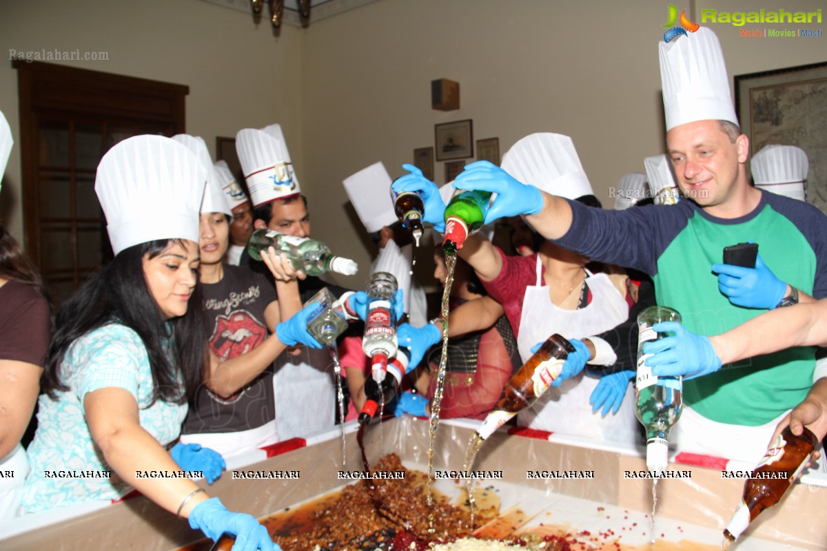 Christmas Cake Mixing Ceremony 2013 at Marco Polo Bar - ITC Kakatiya, Hyderabad