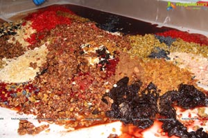 Christmas Cake Mixing Photos