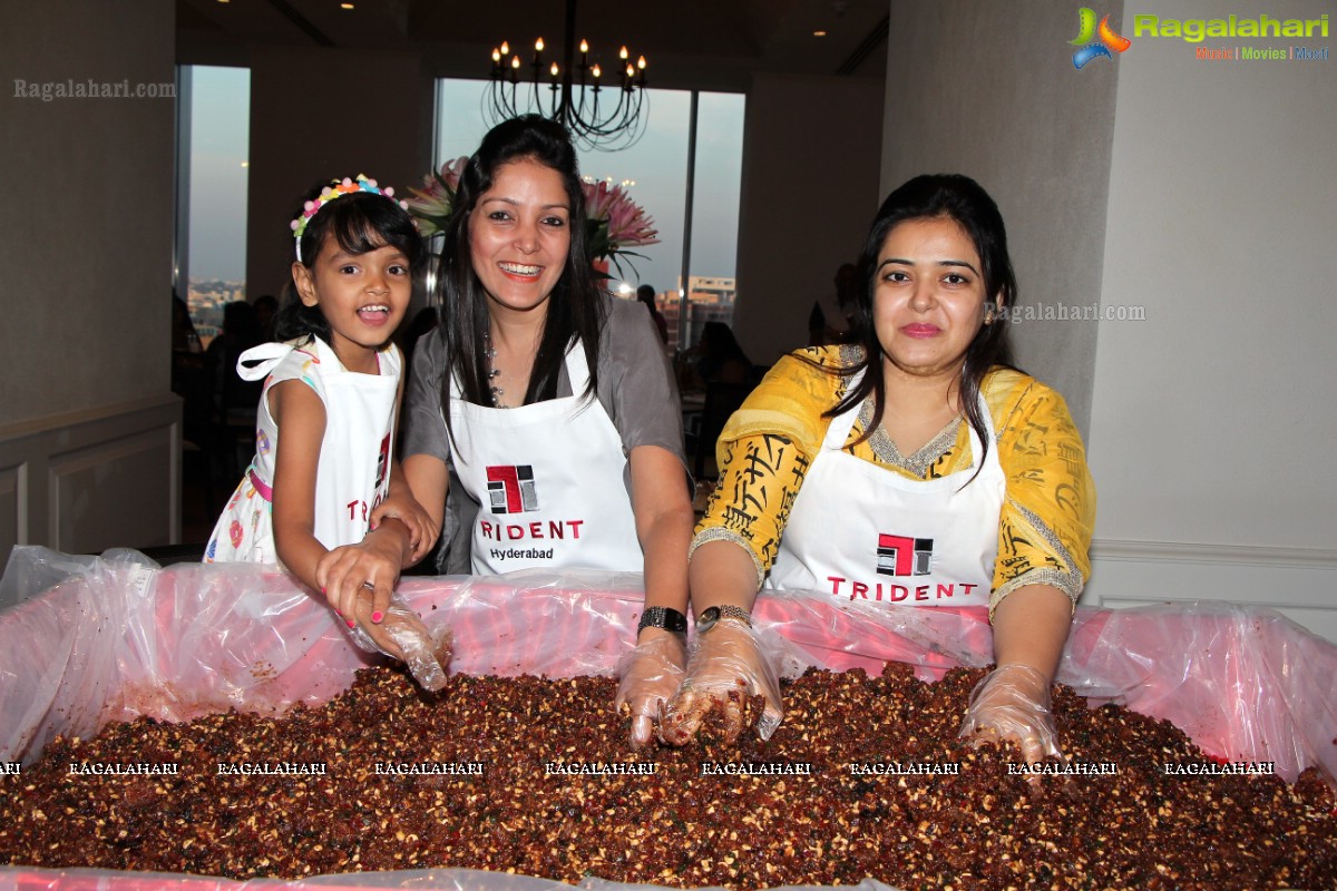 Christmas Cake Mixing 2013 at Hotel Trident, Hyderabad