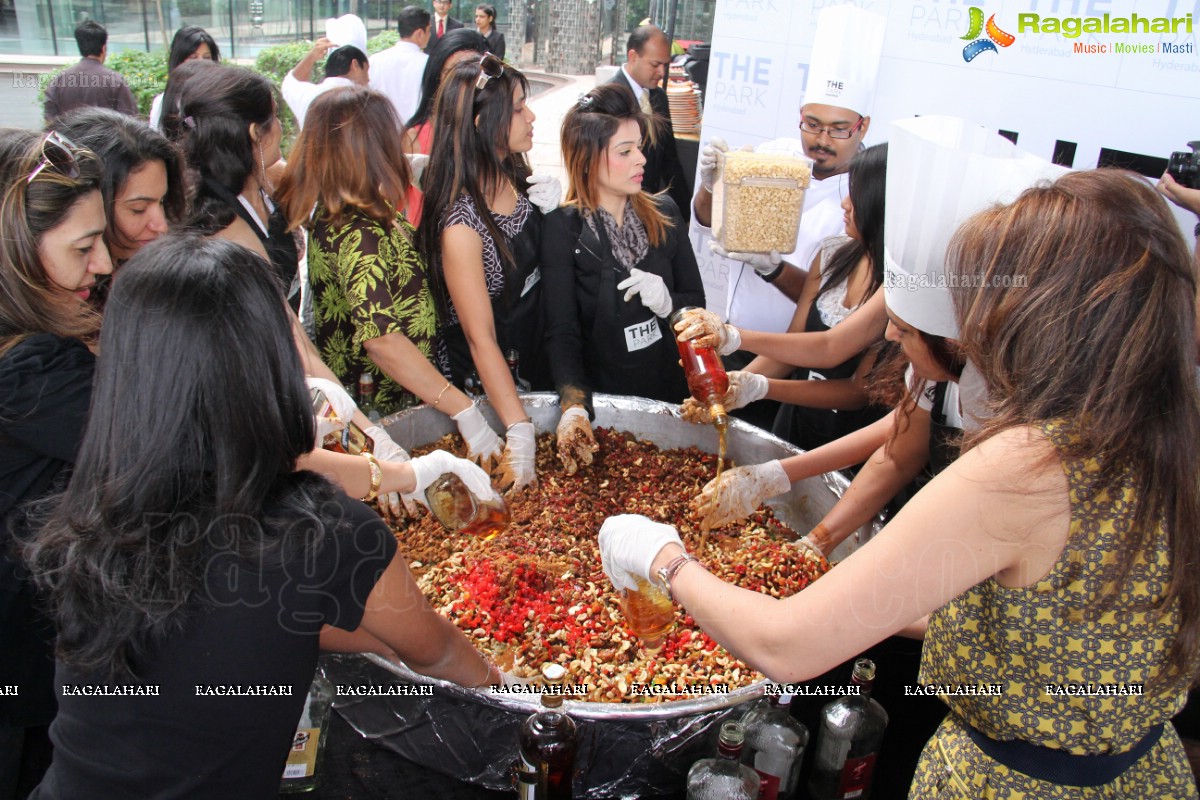 Annual Cake Mixing Ceremony 2013 at Aqua, The Park, Hyderabad