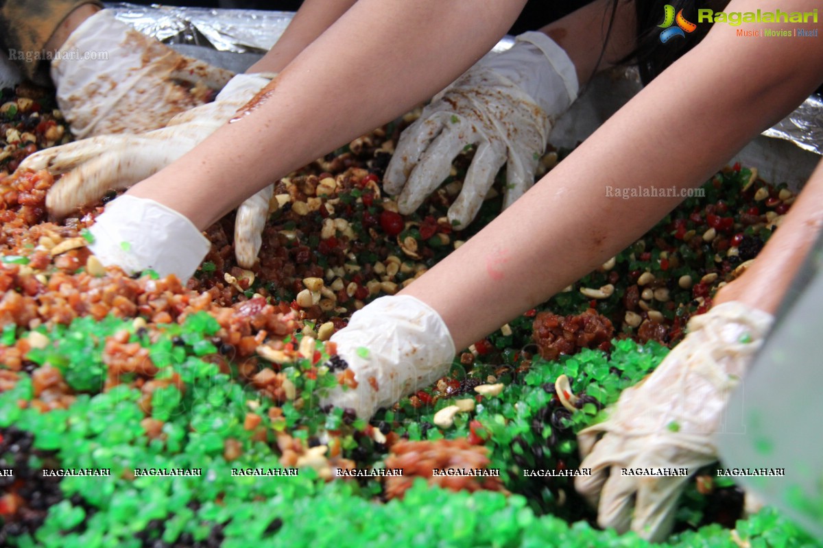Annual Cake Mixing Ceremony 2013 at Aqua, The Park, Hyderabad