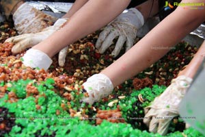 Hyderabad Christmas Cake Mixing