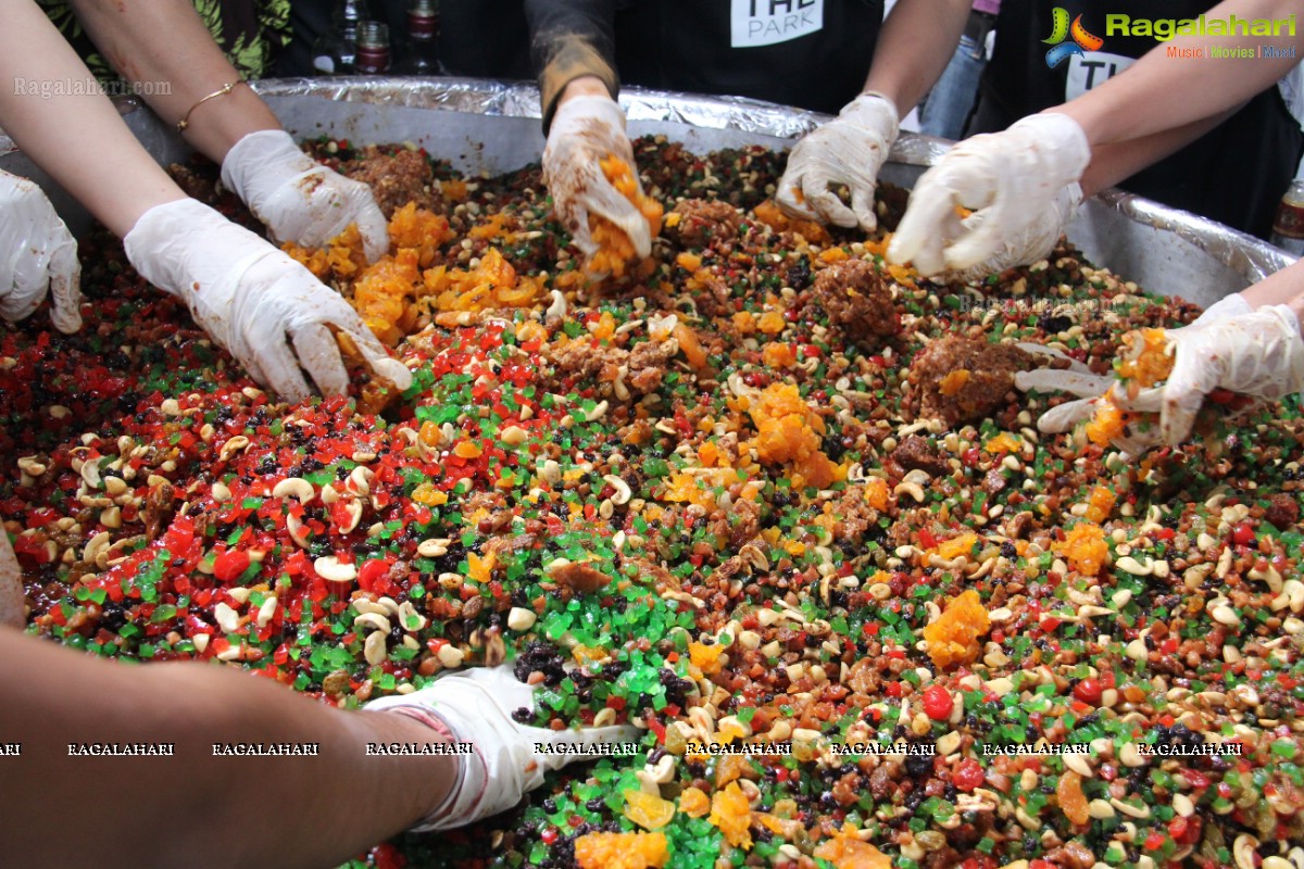 Annual Cake Mixing Ceremony 2013 at Aqua, The Park, Hyderabad