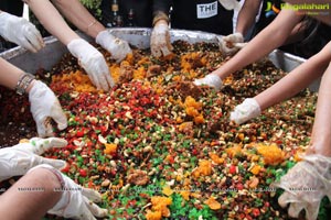 Hyderabad Christmas Cake Mixing