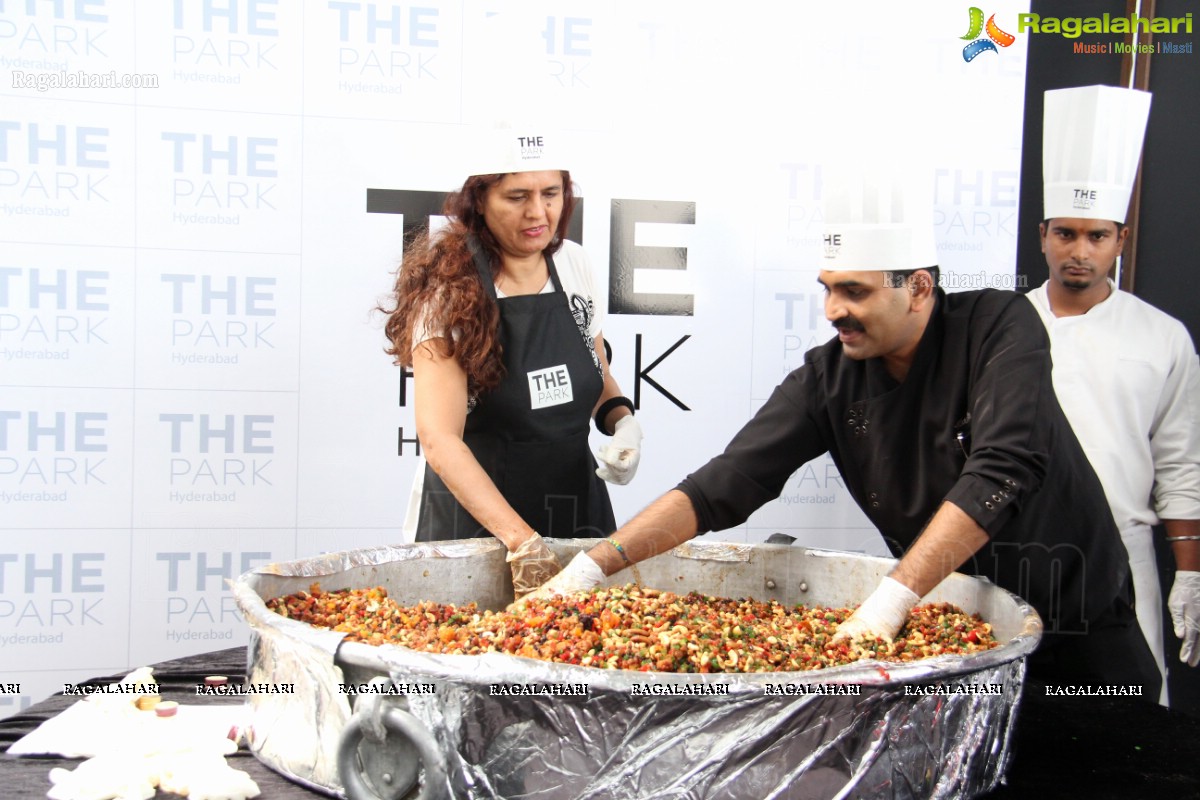 Annual Cake Mixing Ceremony 2013 at Aqua, The Park, Hyderabad