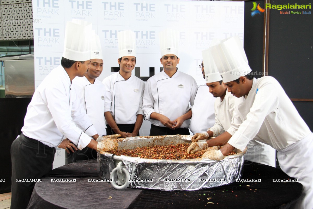 Annual Cake Mixing Ceremony 2013 at Aqua, The Park, Hyderabad