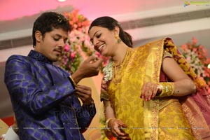 Geetha Madhuri Nandu Engagement Photos