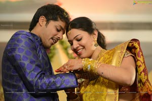 Geetha Madhuri Nandu Engagement Photos