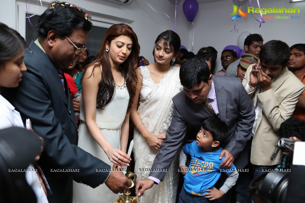 Pranitha Subhash and Nikitha Narayan inaugurates Homeo Trends, Hyderabad