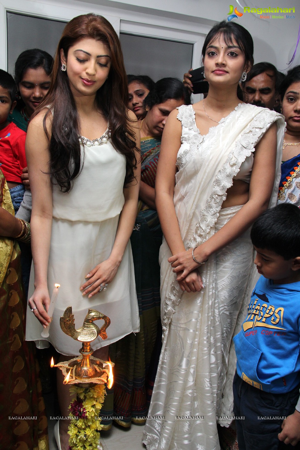 Pranitha Subhash and Nikitha Narayan inaugurates Homeo Trends, Hyderabad