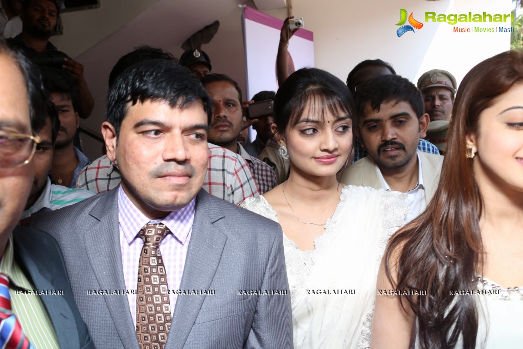 Pranitha Subhash and Nikitha Narayan inaugurates Homeo Trends, Hyderabad