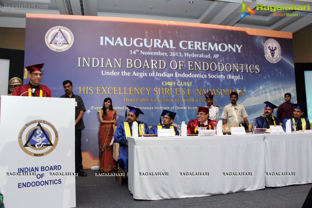 E. S. L. Narasimhan inaugurates Indian Board of Endodontics (IBE), Hyderabad