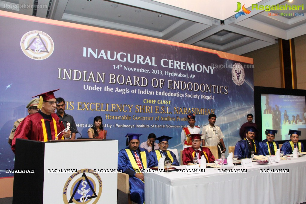 E. S. L. Narasimhan inaugurates Indian Board of Endodontics (IBE), Hyderabad