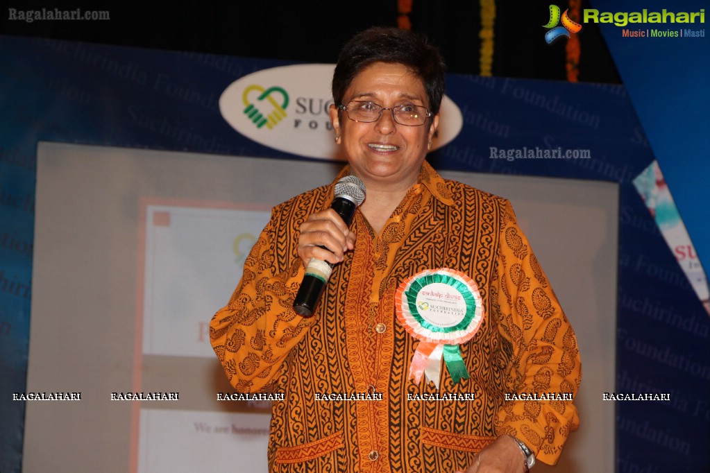 Kiran Bedi Honored With Sankalpa Sanjeevani by Suchir India