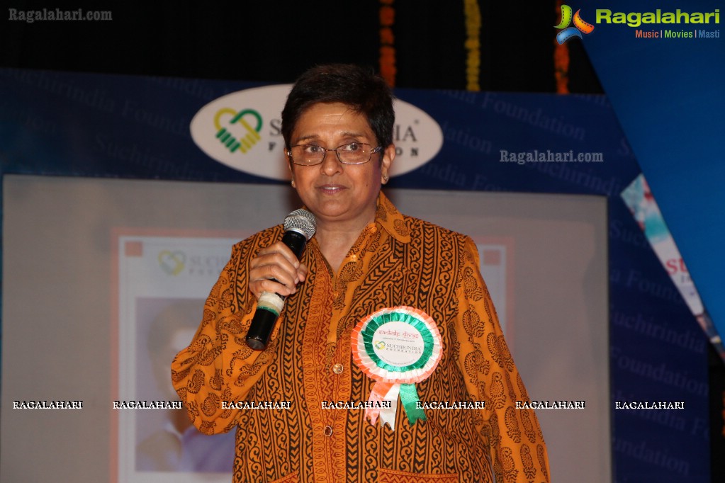 Kiran Bedi Honored With Sankalpa Sanjeevani by Suchir India