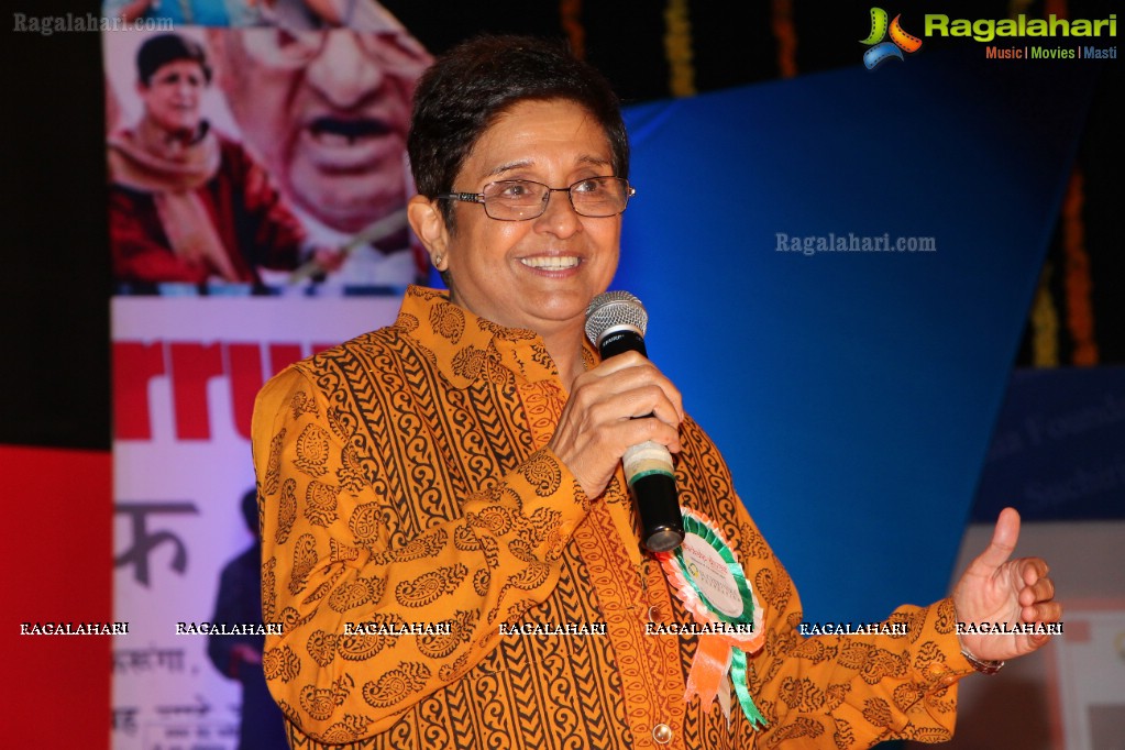 Kiran Bedi Honored With Sankalpa Sanjeevani by Suchir India