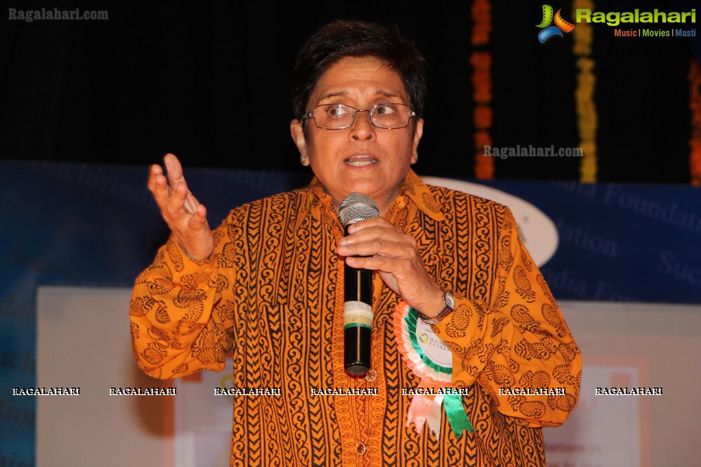 Kiran Bedi Honored With Sankalpa Sanjeevani by Suchir India