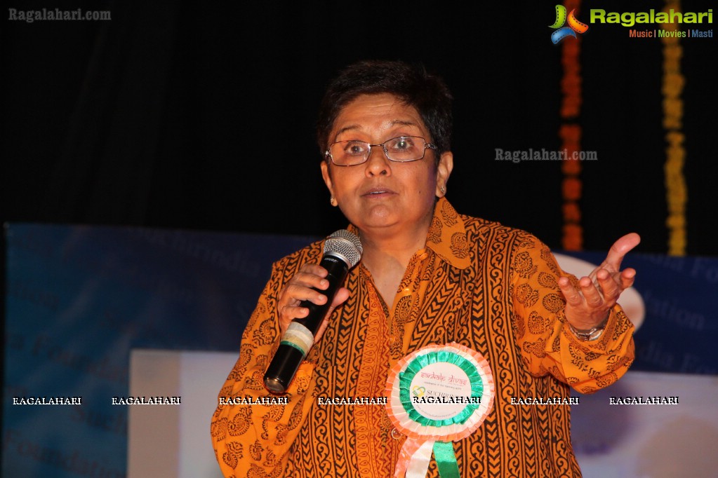 Kiran Bedi Honored With Sankalpa Sanjeevani by Suchir India