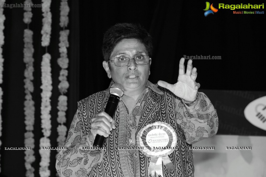 Kiran Bedi Honored With Sankalpa Sanjeevani by Suchir India