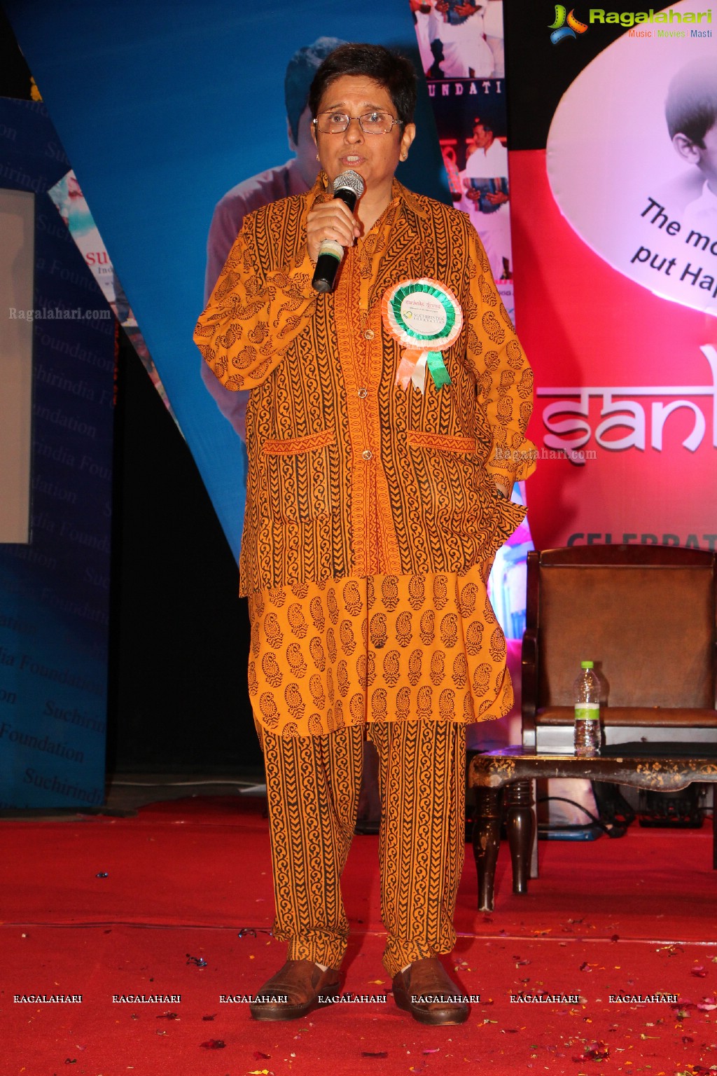 Kiran Bedi Honored With Sankalpa Sanjeevani by Suchir India