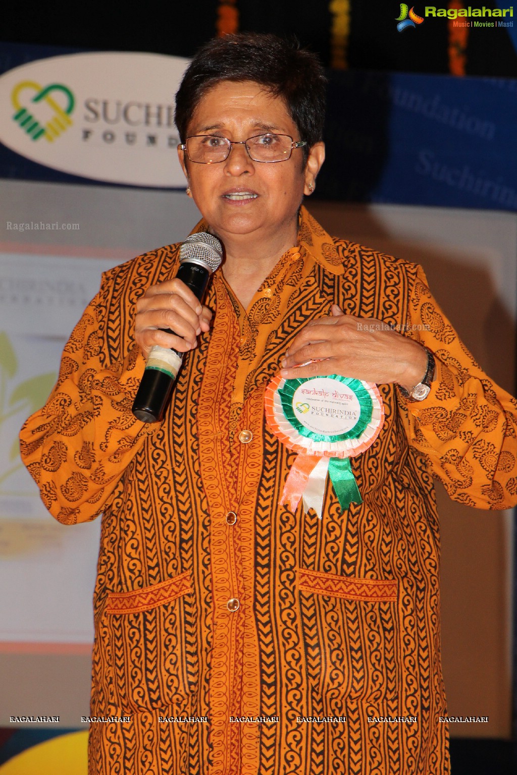 Kiran Bedi Honored With Sankalpa Sanjeevani by Suchir India