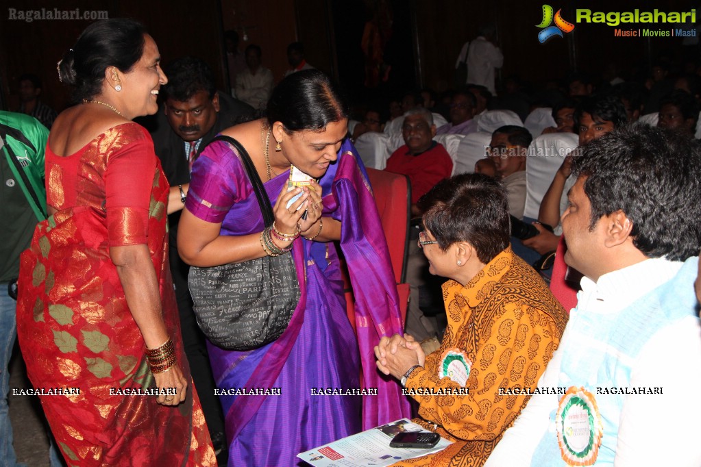 Kiran Bedi Honored With Sankalpa Sanjeevani by Suchir India