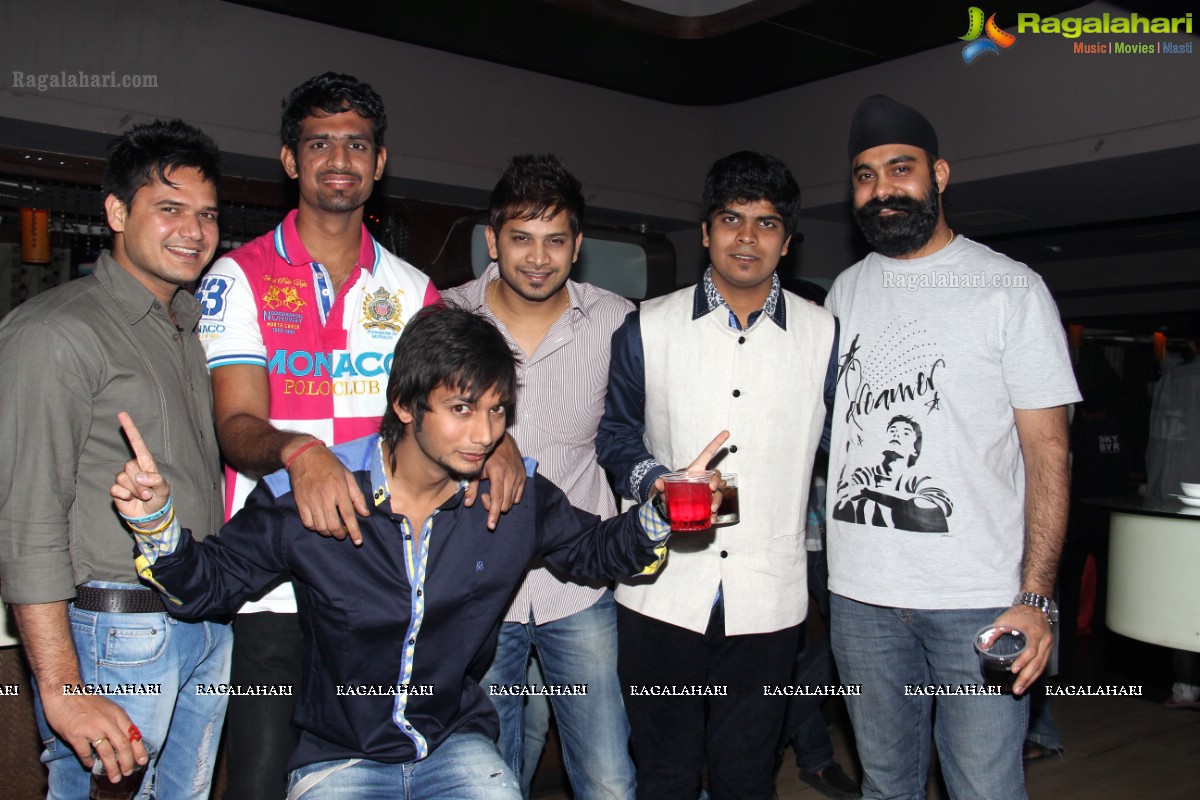 Krishnakanth Birthday Party 2013 at Sky Bar Pub & Lounge, Hyderabad