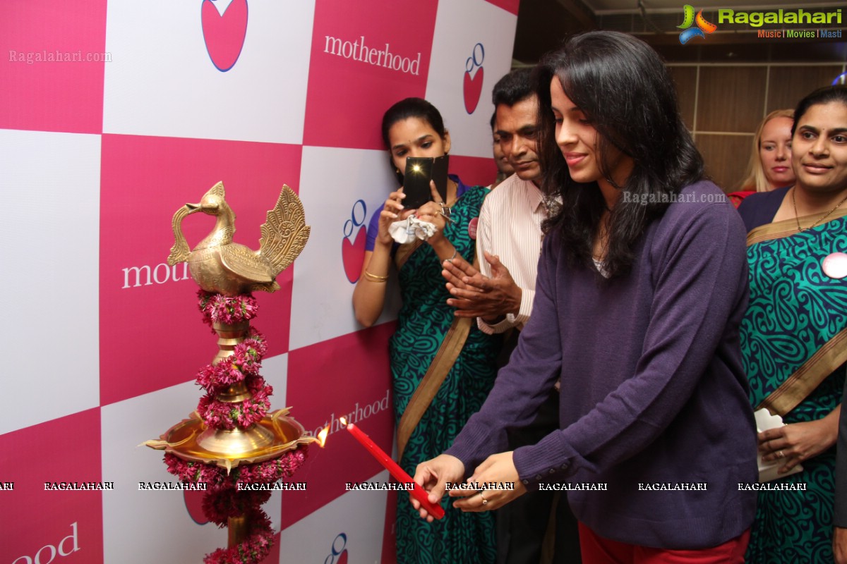 Saina Nehwal and Mammootty inaugurates 'Motherhood' - A Premium Birthing Center in Hyderabad