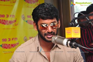 Vishal Krishna at Radio Mirchi