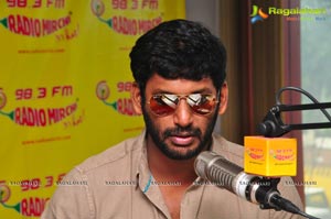 Vishal Krishna at Radio Mirchi