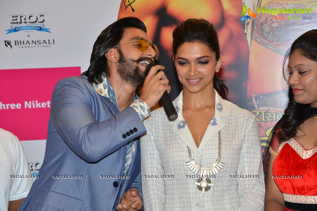 Ram-Leela Promotion at Kalanikethan, Hyderabad	