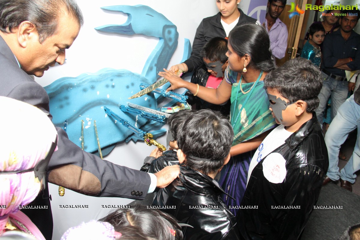 The Real Stars – Child Cancer Survivors, celebrate Children’s Day with Tennis Star, Sania Mirza at Apollo Cancer Hospital