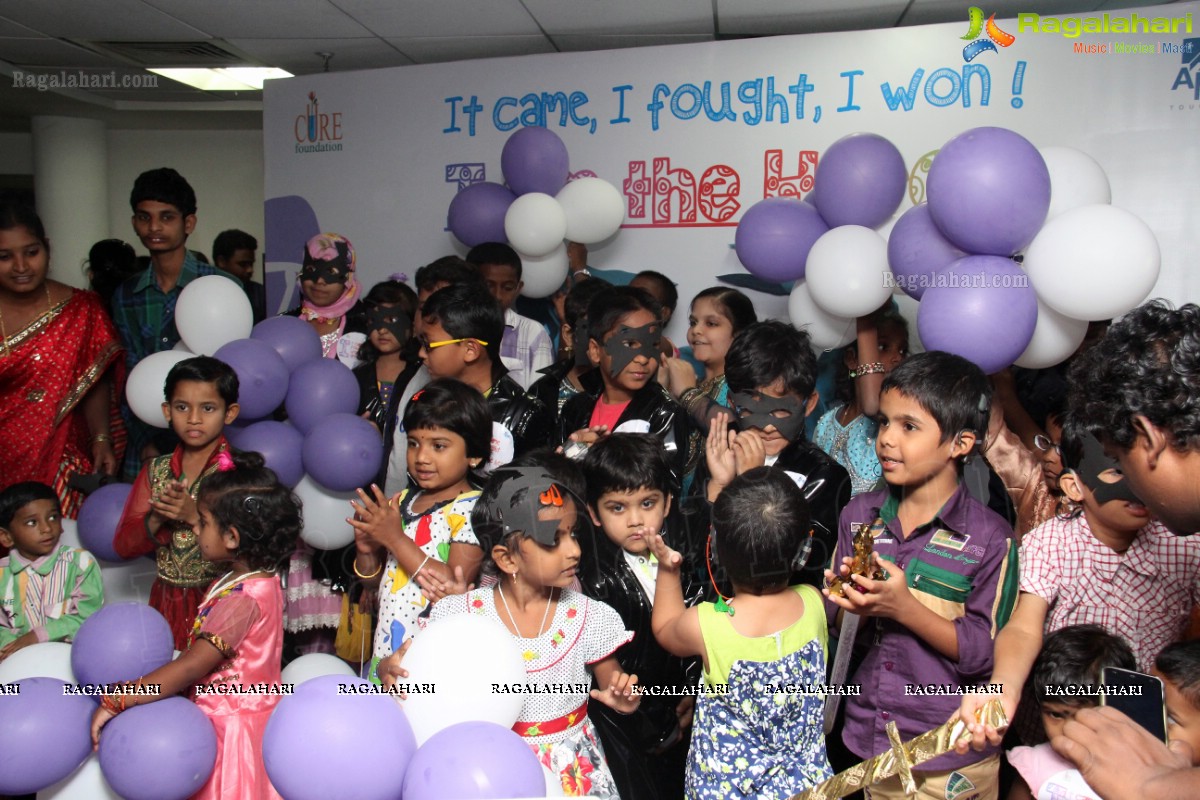 The Real Stars – Child Cancer Survivors, celebrate Children’s Day with Tennis Star, Sania Mirza at Apollo Cancer Hospital